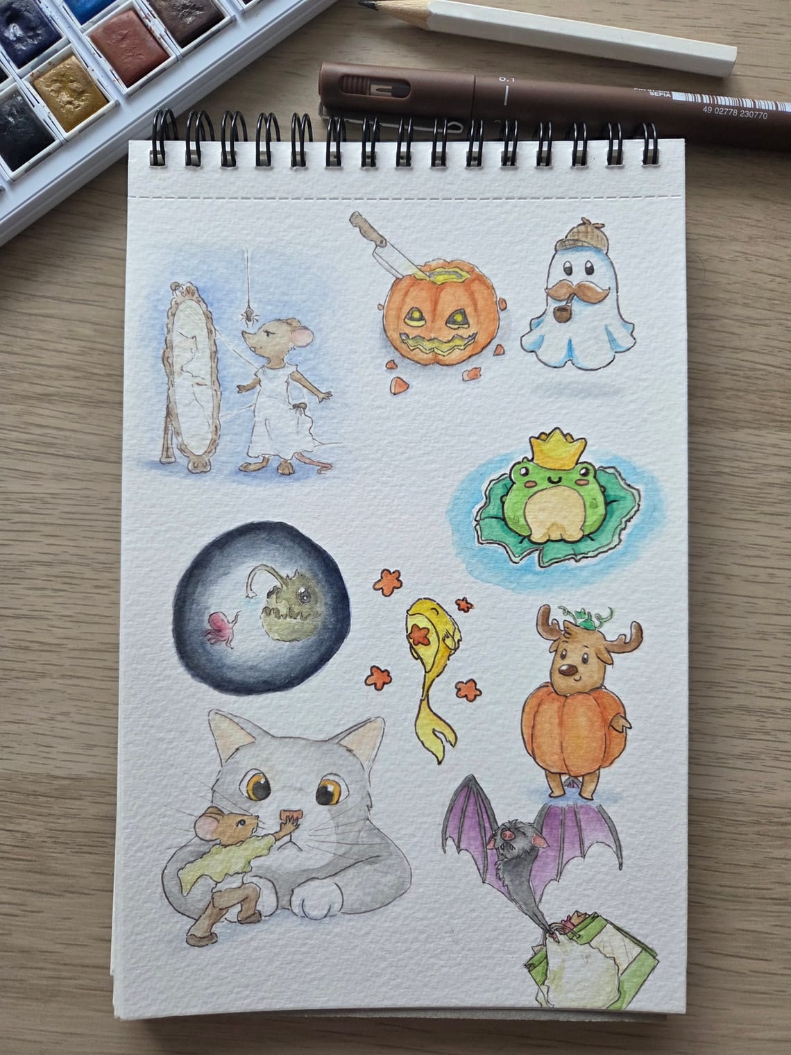 Inktober 2025 part 1