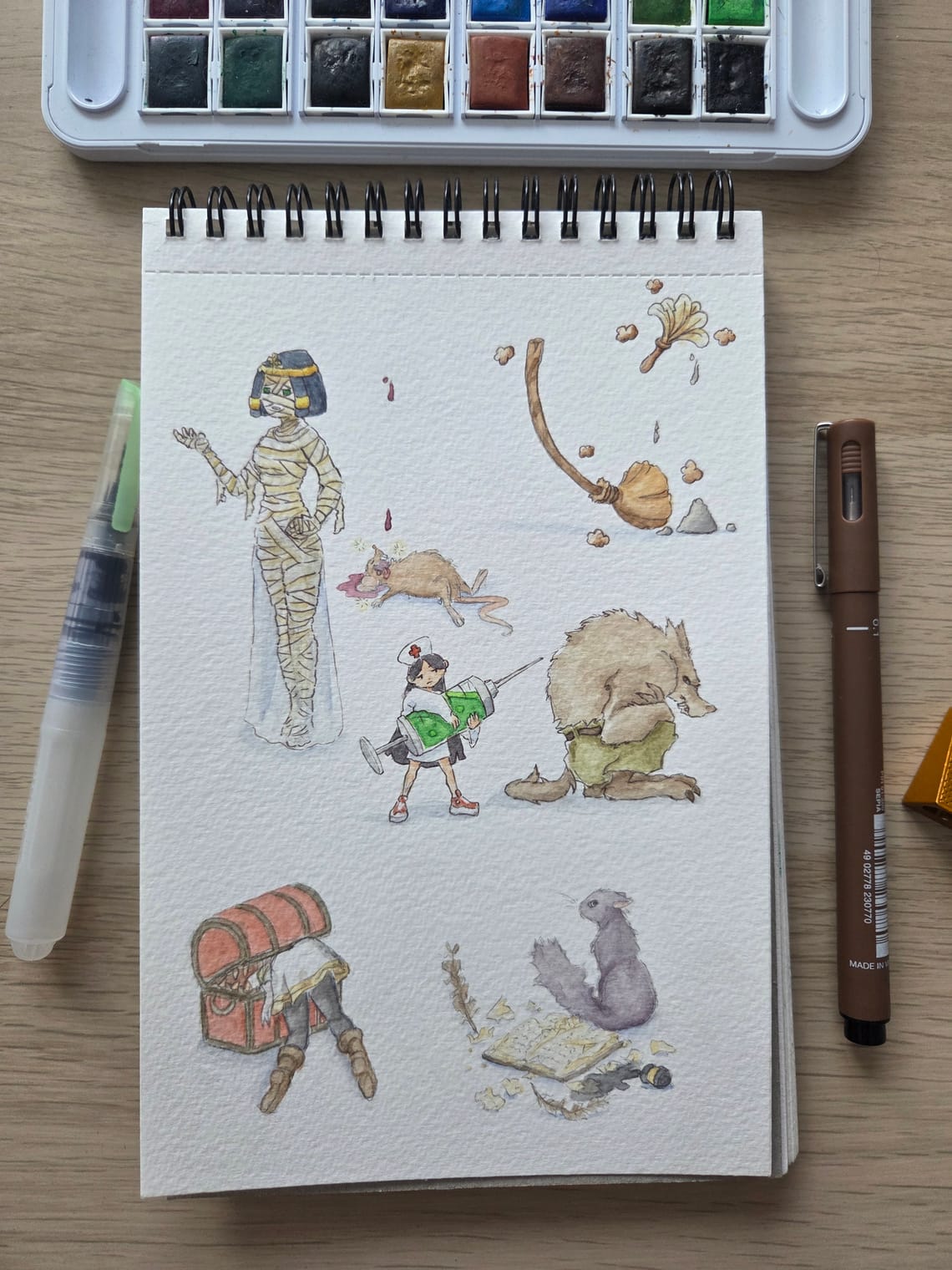 Inktober 2025 part 2