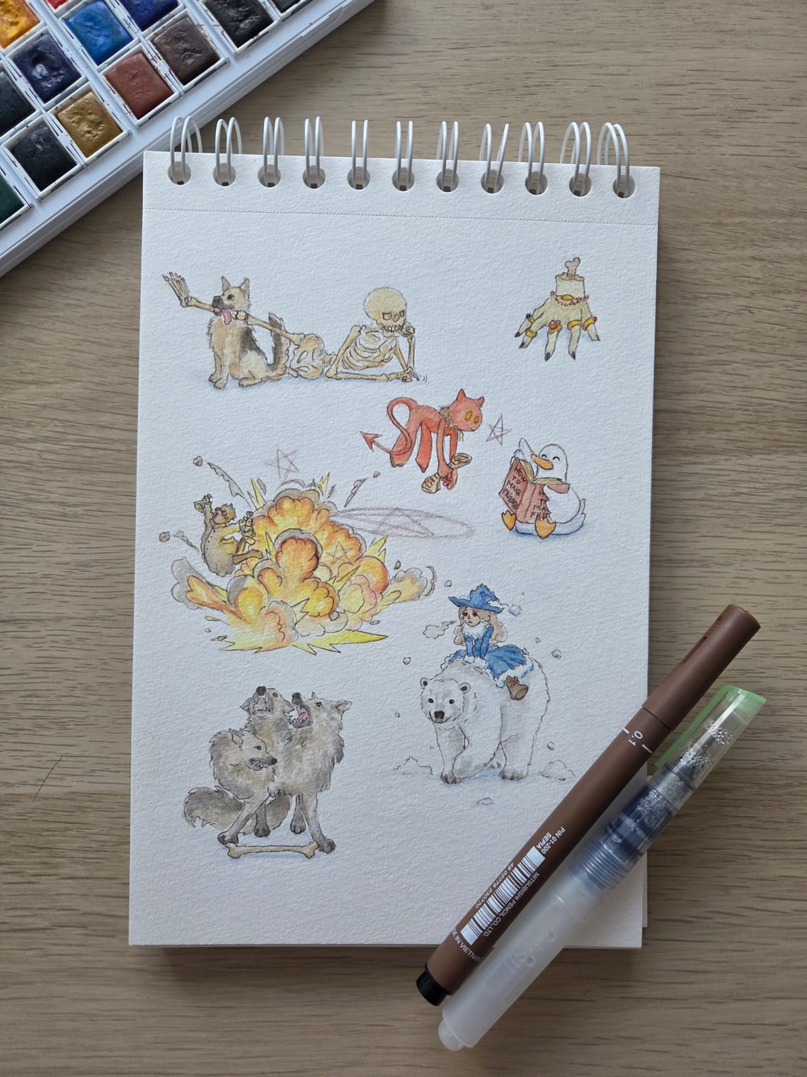 Inktober 2025 part 3