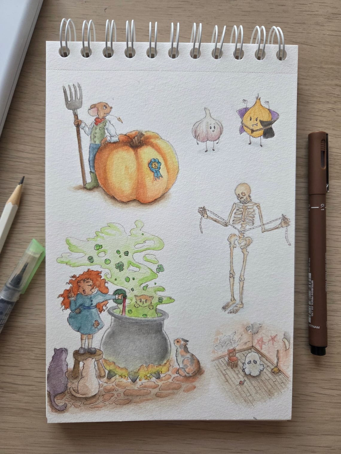 Inktober 2025 part 5
