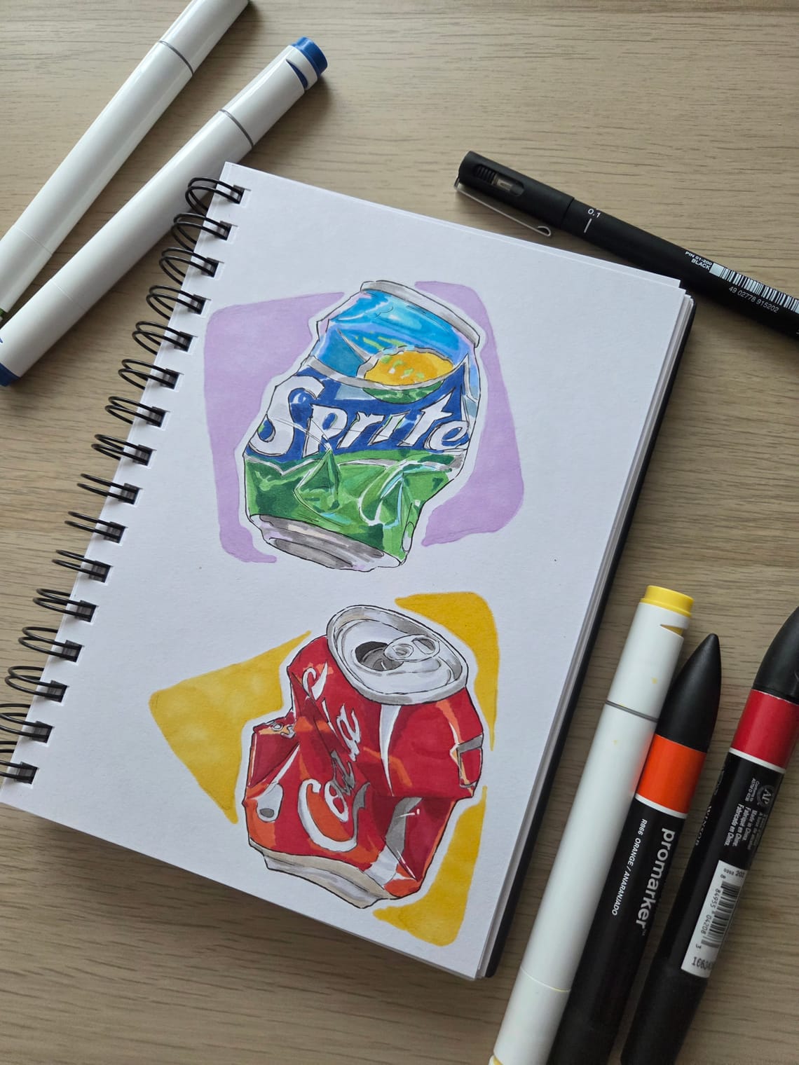 Crushed cans