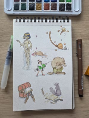 Inktober 2025 part 2