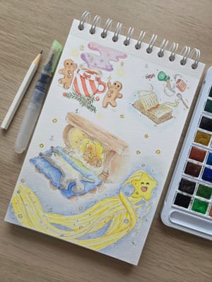 Drawcember 2025 magical edition
