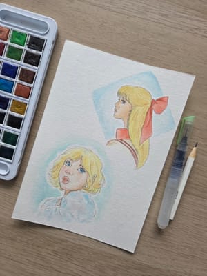 Two little blondy