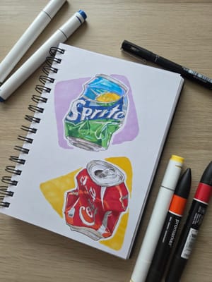 Crushed cans